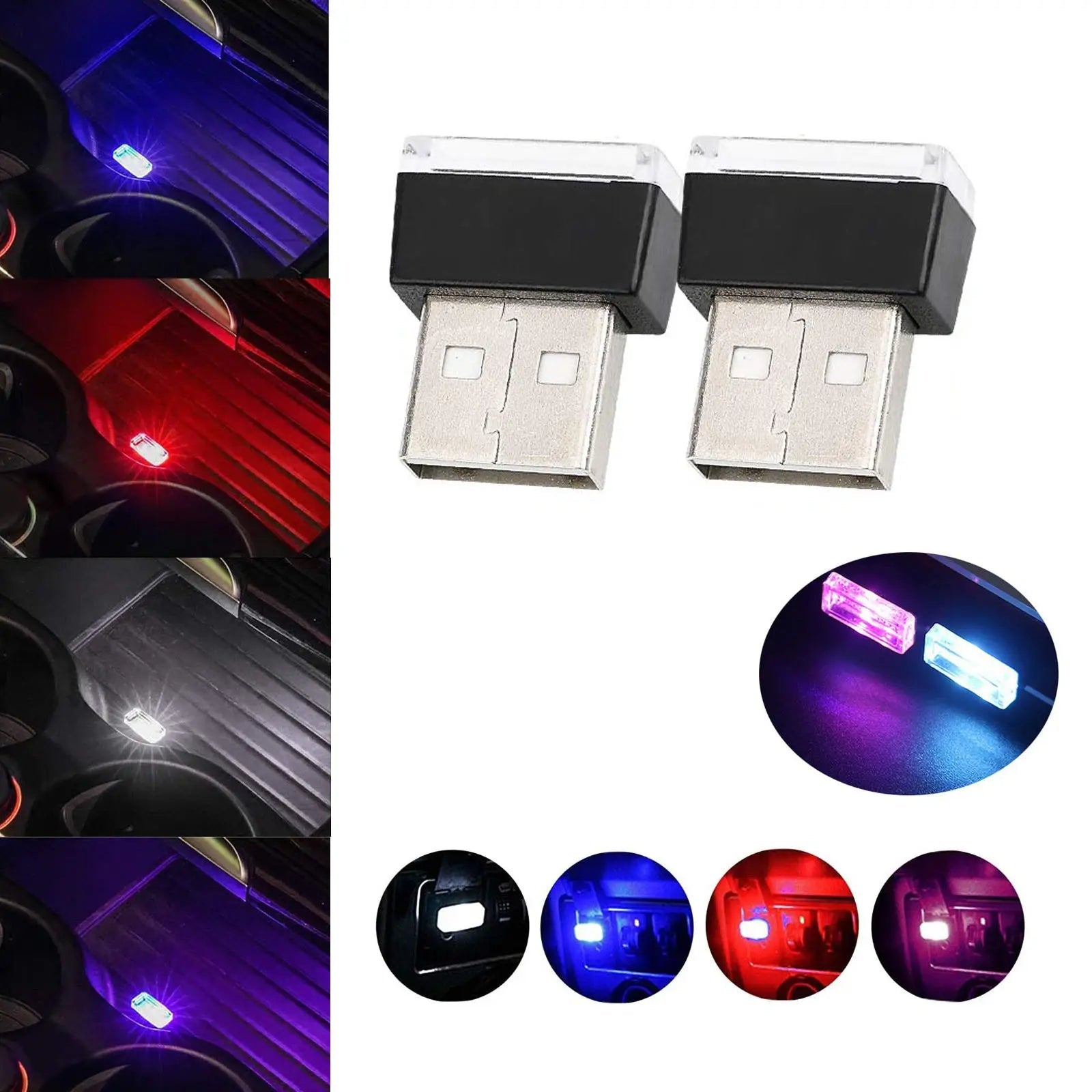 USB-Mini-LED-Atmosphärenlicht für Autoinnenräume RSHOP 